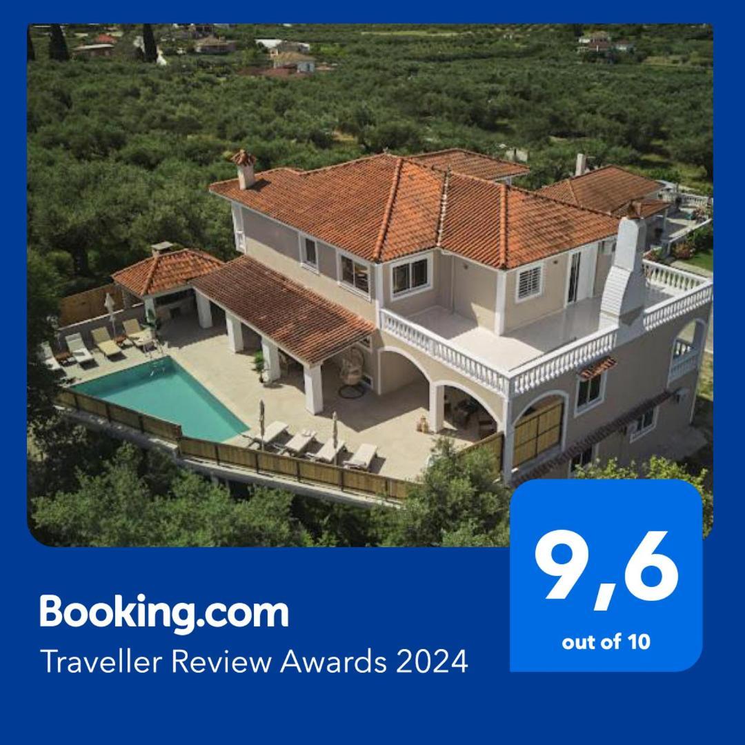 Galadriel Villa With Private Pool & Jacuzzi Kato Yerakarion ภายนอก รูปภาพ